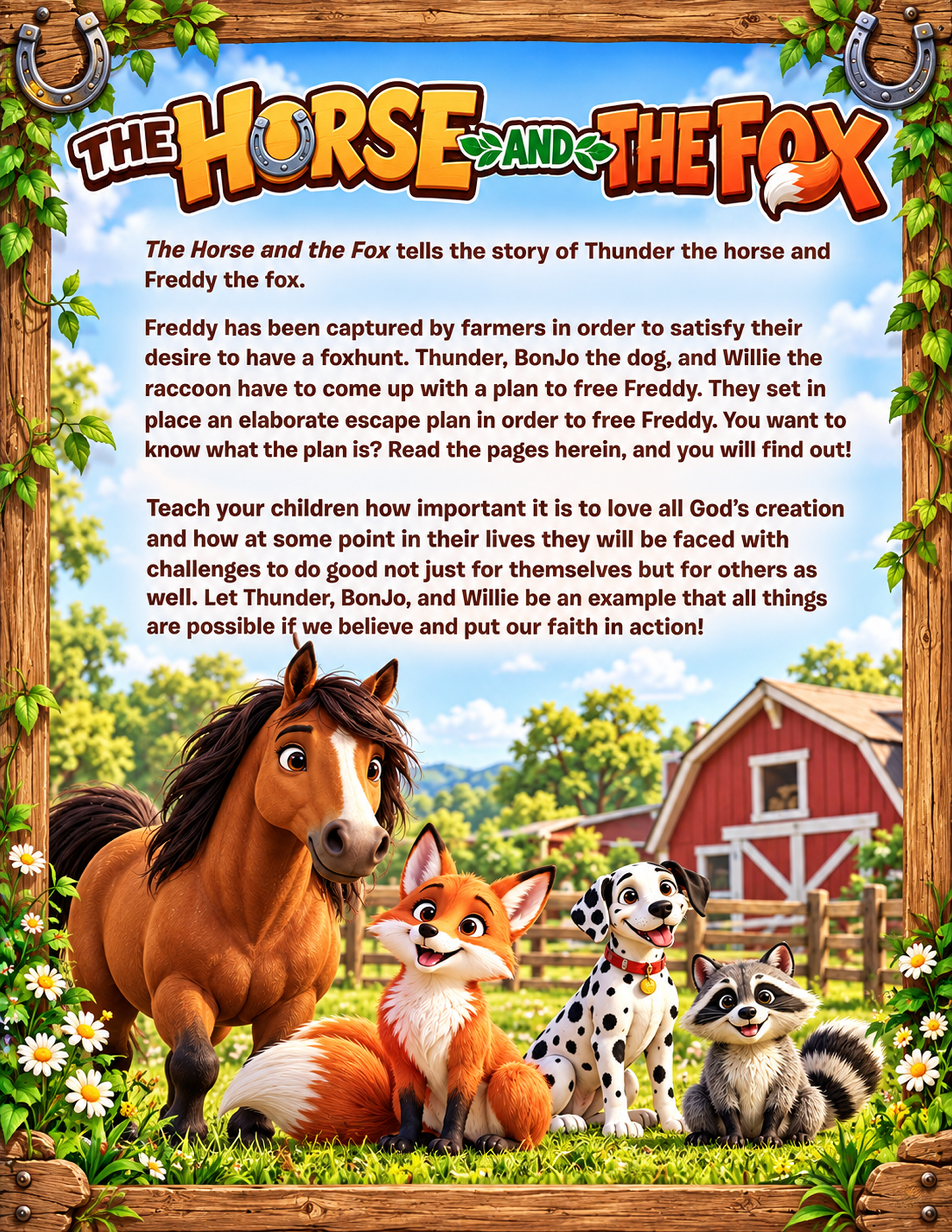 Horse & The Fox Back Cover